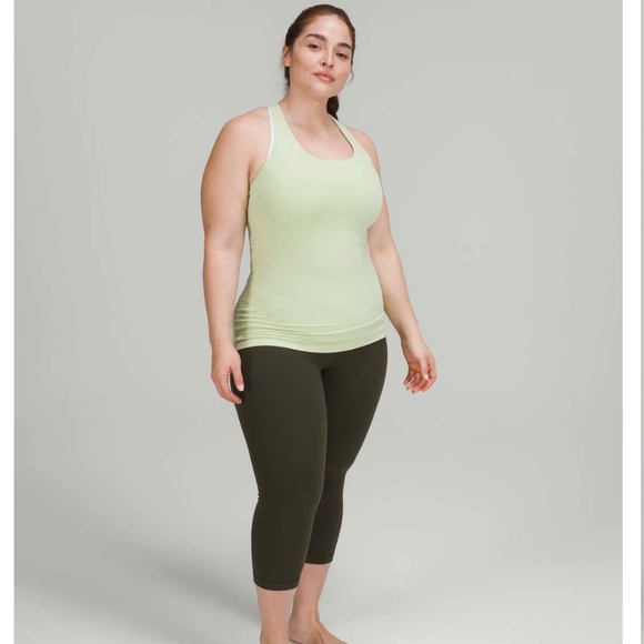 Lululemon Cool Racerback Tank Top *Nulu Creamy Mint Size 8 - Picture 1 of 5